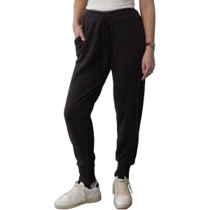 NAADAM Women’s Soft Jogger Pants W/Stirrups(Black)