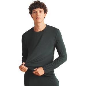 NAADAM, Long Sleeve Sleep Tee Men’s(Forest Green)