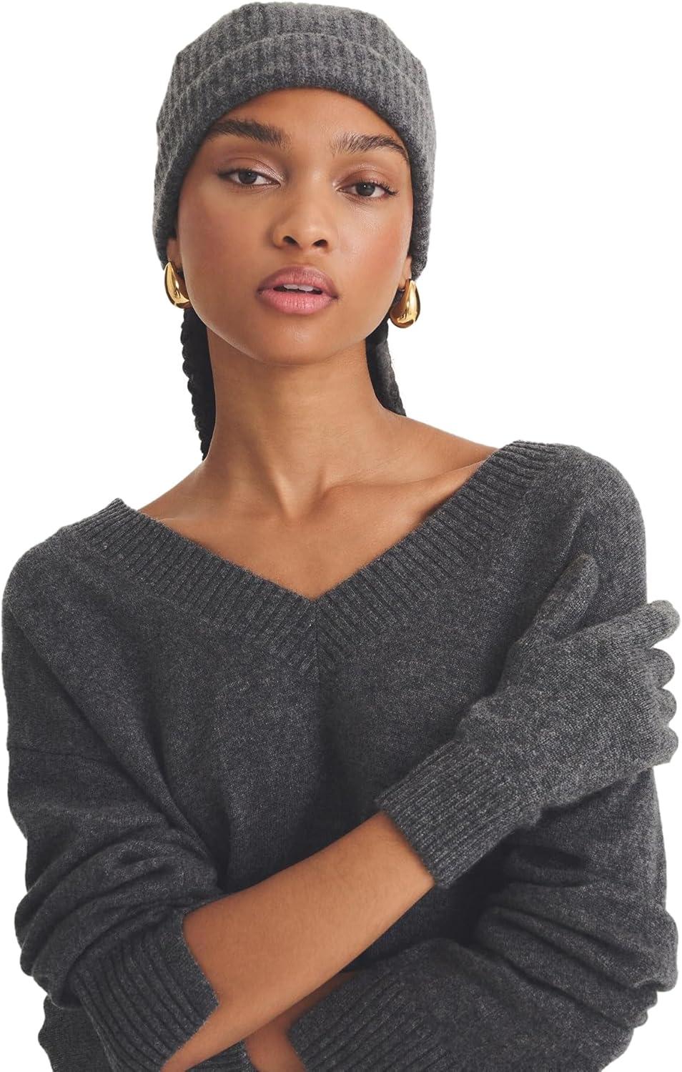 image:imageNAADAM Unisex Signature Cashmere GlovesGranite