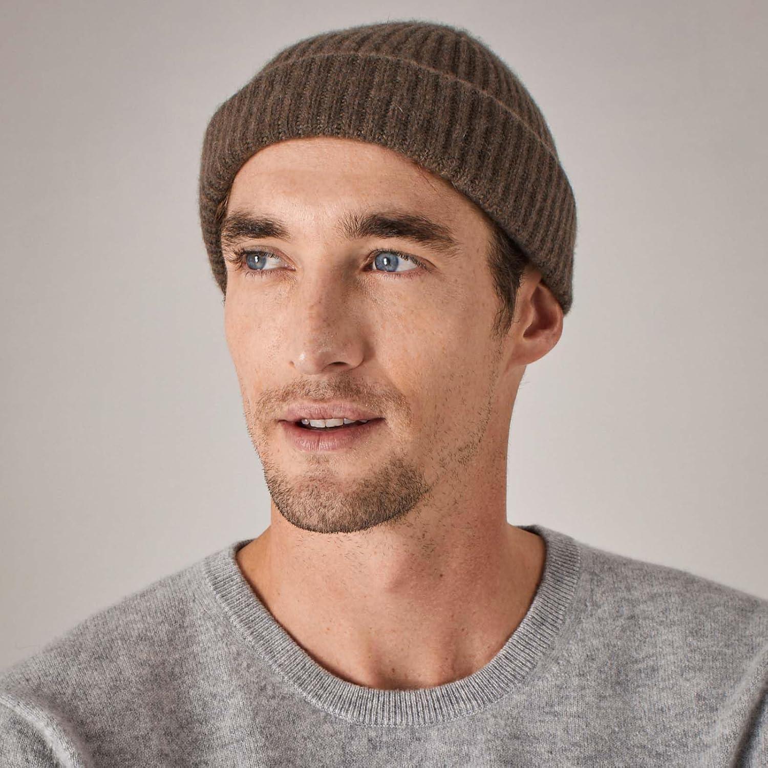 image:imageNAADAM UnisexAdult Signature Cashmere Ribbed BeanieOlive
