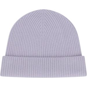 NAADAM Unisex-Adult Signature Cashmere Ribbed Beanie(Dusty Lavender)