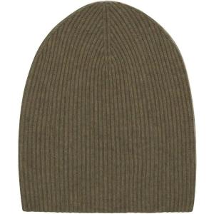 NAADAM Unisex-Adult Signature Cashmere Ribbed Beanie(Olive)