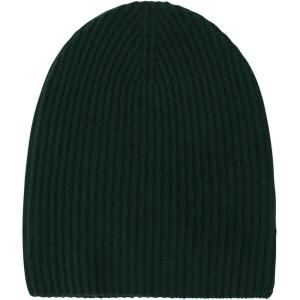 NAADAM Unisex-Adult Signature Cashmere Ribbed Beanie(Pine Green)